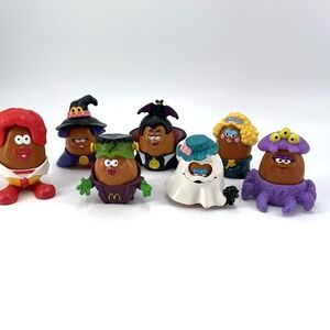 1996 McDonalds McNugget Buddies Ronald Witchie Fry Count McBoo Mermaid Octo Vtg
